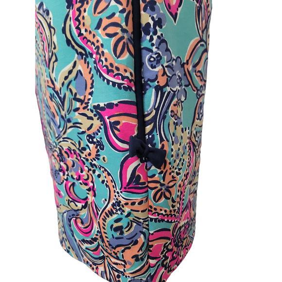 Lilly Pulitzer Sleeveless Francesca Mini Dress in Blue Pink Combo Womens Medium - Picture 5 of 13